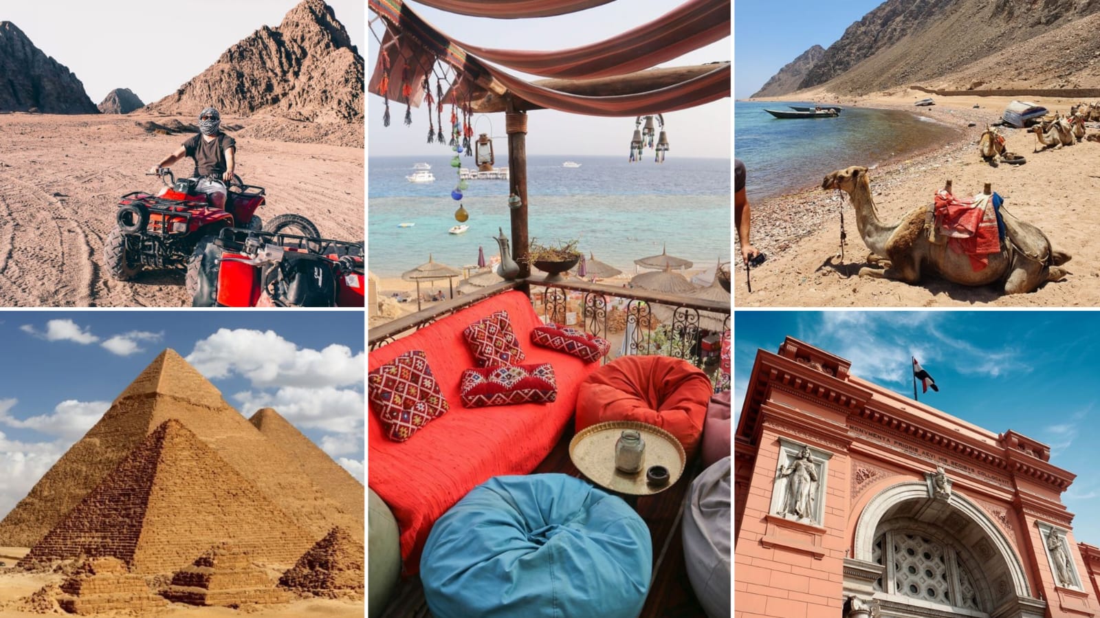 Cairo&Sharm ElSheikh7D by flight&bus(EG82) 5* Hote